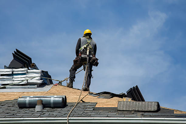 Professional Roofing technician working in New Haven, MI